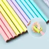 100 Pcs/Lot mignon solide couleur bois crayon HB crayons en bois Graphite dessin croquis crayon en gros pour les écoliers 240122