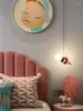 Pendant Lamps Cartoon Color Bee Lights Children's Room Bedroom Bedside Decoration Long Line Dining Fixtures