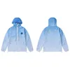 2024 mode jas buitensport heren jassen waterdichte rits jassen hoge kwaliteit kleding waterdicht ademend buitensport jassen maat s-xl zwart blauw