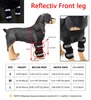 Vêtements pour chiens Bandages pour animaux de compagnie Blessure Jambe Genouillère Sangle Protecte Récupération Manches Aide Arthrity Restauration Anti-léchage