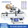 ZONESUN – étiqueteuse automatique de tubes pour baume à lèvres, applicateur d'étiquettes de table, étiqueteuse à enroulement horizontal ZS-TB800