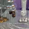 Sieradenzakjes Set van 6 Jewerly Display Tafeldecoratie Taartstandaard Acryl Riser Snoep Dessertrek