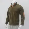 2023 Autumn Men's 5xl Casual Standing Neck Long Sleeve Pit Corduroy tröja i lager 240125