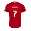 Salah23/24 Soccer Jerseys Fan Player نسخة Gakpo Darwin 2023 Luis Diaz Arnold Football Kit Mac Allister Szoboszlai Kids Mostomar