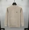 Męskie swetry projektant jesień i zima Nowy okrągły sweter Sweter męski Modka Modna Koreańska Koreańska Edycja Męska Kobieta dolna dolna koszula