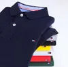 Summer Tommy Tommy's Tommy Polo Shirt Cotton Duże luźne krótkie rękawowe Casual T-shirt Men Sukierek 456