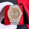 Custom Top Quality Men Diamond Wrist Watch Iced Out Automatic Mechanical Watches