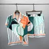2 modne męskie damskie letnie dresy sportowe garnitury swobodny klasyczny wzór literowy druk menu krótkie szorty męskie męskie topy chłopcy tees kolory ubrania#354