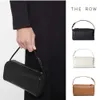 Diseñador The Row Penholder Bag Small Diseño Bolsa de almohada de vaca Patrón Litchi Bolso cuadrado pequeño Bag Simple Backarm Bag Femenino