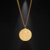 Collana con nodo di streghe Celtics Buona fortuna Gioielli irlandesi 14k Oro giallo Wiccan Vintage Strega Amuleto Collana da donna nudo de bruja