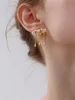 Ohrringe aus 925er Silbernadel, natürliche Barockperle, Quasten-Ohrringe für Damen, leichtes Luxus-Design, hochwertige Textur, mittelalterlicher Modetrend