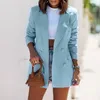 Women's Suits Spring And Autumn European American Fashion Casual Suit Neck Slim Fit Cardigan Temperament Coat