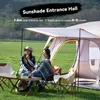 Tents And Shelters Luxury For Camping Large Family Tent With Rooms 4-12 People Waterproof Two-Bedroom One-living Room Design