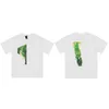 VL One Shirt Summer T Shirt Mens T Shirts Hip Hop Streetwear Trend Brand Kort ärm T-shirt Stor V Letters mode kortärmad topp lyx t-shirt för män designer