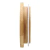 Bambuskappendeckel, 70 mm, 88 mm, wiederverwendbare Bambus-Einmachglasdeckel mit Strohhalmloch und Silikondichtung, 11 LL