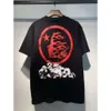 Hellstar T Shirts 남자 티셔츠 여자 티셔츠 힙합 스트리트 의류 트렌디 인쇄 짧은 슬리브 디자이너 티 느슨한 피팅 커플 티셔츠 낙서 재미있는 티셔츠 9620