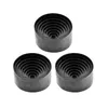 3Pcs Laboratory Flask Support Rubber Stand 90mm Diameter Round Bottom Holder For 50ml-1000ml Flasks Black Pad