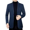 Mäns kostymer M-4XL Casual Daily Suit Collar Spring Youth Super Slim-Mittande kläder 3/4 ärm