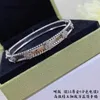 Originale 1to1 Van C-A sterling Versione alta bracciale caleidoscopio in argento da donna placcato oro rosa 18 carati avanzato fiore quadrifoglio gioielli65LH74AH