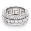 Wholesaler Price Fine Jewelry S925 Silver 9k 10k 14k 18k Gold Moissanite Diamond Rings for Men Hip Hop