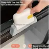 Nettoyage des brosses de fenêtre rainure brosse Nettoyage du chiffon de nettoyage