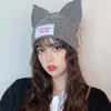 Beanie/Skull Caps Beanie/Skull Caps Kpop Street Children Hyunjin Hendery Same Beanies WAYV Leeknew Knitted Cat Ear Hat Fashion Cute Hat LoverBoy Casual Headwear 2024