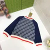 Luxe kinderjas baby alfabet logo gedrukt honkbal jersey maat 100-150 jongens meisjes jas ontwerper kind bovenkleding Jan20