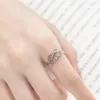 Pierścienie klastra anime tian guan ci fu ring Regulowane unisex para biżuterii Akcesoria daru nieba urzędnika błogosławieństwo hua cheng xie lian