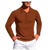 Chemise à manches longues pour hommes, sport, Fitness, haute élasticité, mode confortable, hauts Slim, 240125