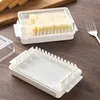 Plates 2 Pcs Butter Kitchen Holder Boxes With Cover Storage Holders Cheeses Keeper Container