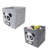 2024 CUBE Folding Thicked Felt Tyg Storage Box For Cartoon Toys Organizer Home Tvättkorg Kläderlagringskorg 240125