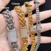 Bijoux fantaisie en acier inoxydable 316l, avec Cz ou Vvs Moissanite, chaîne cubaine, bijoux Hip Hop, lien cubain Miami