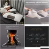 Kussen 3D Spa Mas scheidingswand om te helpen slapen en de nek te beschermen Gebreid katoenen beddengoed 230711 Drop Delivery Huis Tuin Textiel Suppl Dhukj