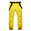 Pantaloni da sci Sci invernale per uomo e donna Snowboard Colore Neve caldo Impermeabile Sport all'aria aperta XS-XXXL