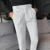 Men's Suits 2024 Wedding Dress Pants For Men Business Suit Pant Casual Slim Formal Pantalon Costume Trousers Plus Size 29-36