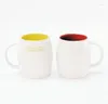 Кружки высокого уровня внешнего вида цветные глазурованные керамические чашки для домашнего завтрака