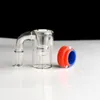 14mm 90° Glazen Ash Catcher Reclaimer Bong Siliconen Pot Container voor Waterpijp Waterleiding Filter Waskolf