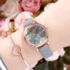 Women's high-grade sense light luxury fashion simple scale belt waterproof quartz watch