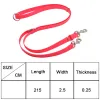 Leashes High Toughness Multifunctional Double Dog Leash Traction Rope PVC Material for Pet Waterproof Easy Clean Dog Leash Pet Supplies