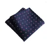 Dzieci 25 cm moda mody DOT Solid Sift Sift Floral Poliester Pocket Square Square Casual Wedding Suibor Akcesoria do chusteczki