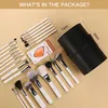 BEILI Makeup Brush Set 2442pcs with Waterbased Material Handle Powder Foundation Blush Eyebrow Eyeshadow Brushes Kit 240124