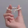 Braccialetti a maglie Bracciale di perle Trasferimento di semi di loto Perlina Design di nicchia femminile Senso di luce di alta qualità Lusso Semplice Gioiello squisito a mano