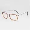 Lunettes de soleil Cadres Danemark Marque Titanium Prescription Lunettes Cadre Hommes Vintage Carré Optique Lunettes Femmes Sans Vis Plein Jante Lunettes