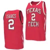 University Basketball 5 Darrion Williams Jerseys Texas Tech Red College 6 Joe Toussaint 35 Devan Cambridge 22 Warren 1 Lamar 0 Chance McMillian 2 Pop Isaacs Shirt