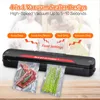 MaxFuture Mini Vacuum Sealer Food Packer Packer Automatisk tätningsmaskin för hem Ktchen Intelligent förvaring sous vide Food Saver 240123