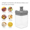 Keuken 7-delige voedselcontainers set BPA-vrije plastic luchtdichte opbergdoos met 10 stickers en pen 240124