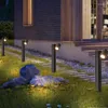 Lumières de jardin lumineuses superbes pour la pelouse extérieure de poteau haut de paysage de Villa avec la Double tête IP65 LED étanche