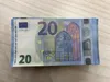 Copia denaro Modelli di valuta effettivi in formato 1:2 per oggetti di scena che possono essere utilizzati in dollari statunitensi, euro, sterline entrambi Gnwxf