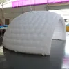 Großhandel Werbe -Baldachin aufblasbare Luftkuppel mit LED -Leuchten weißer Iglu -Hochzeits -Pub -Bühnenzelt für Messe Show