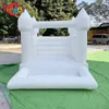 4.5x4.5m (15 × 15 قدمًا) مع أنشطة في الهواء الطلق المنفاخ الأطفال MINI Bouncer White Bounce House with ball pooh poin pink flatable castle